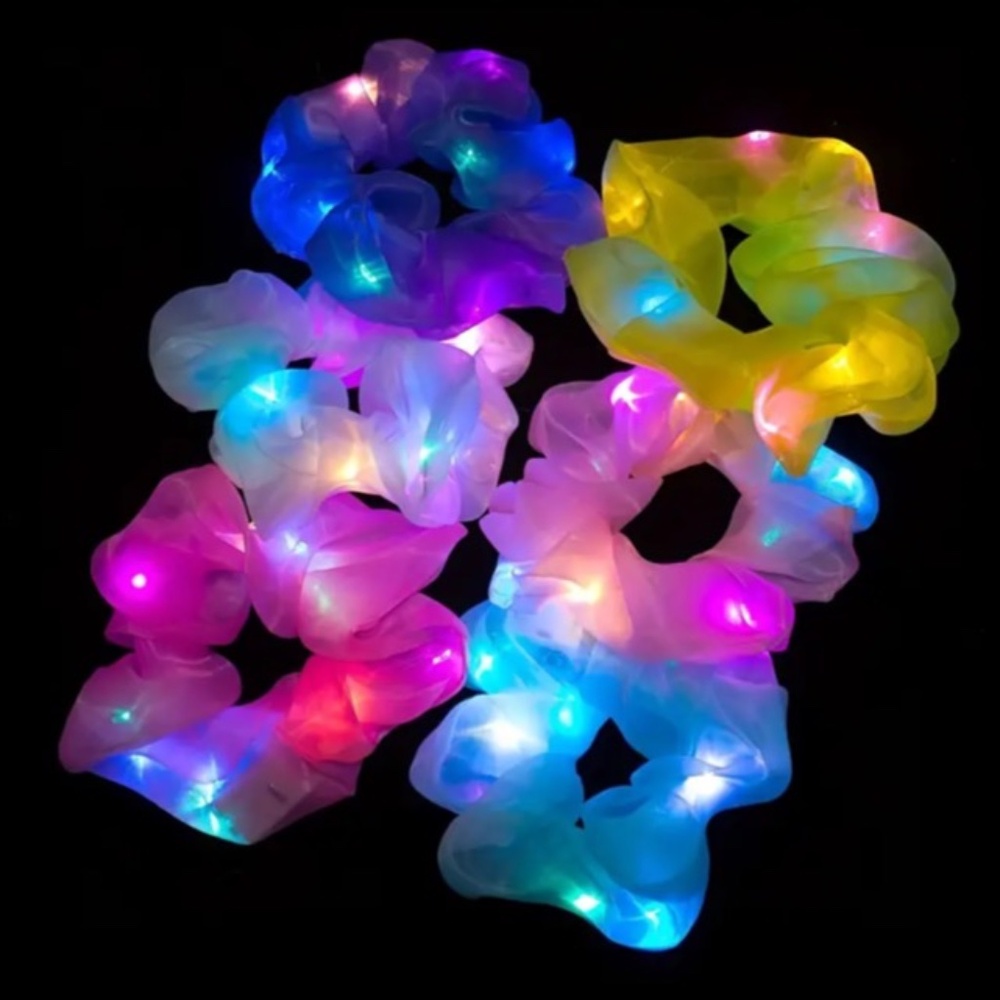 🎉HOST Pick🎉 NWT! Light Up LED Scrunchies! 1/$8  OR  2/$14  OR  3/$18!!
